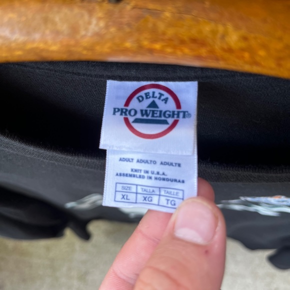 Vintage Philadelphia Eagles Shirt Size XL Black 2005 Super Bowl Terrell Owens - Picture 2 of 3